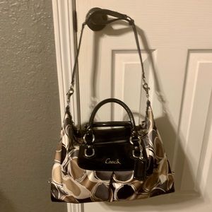 Coach Ashley Scarf Crossbody Satchel Purse